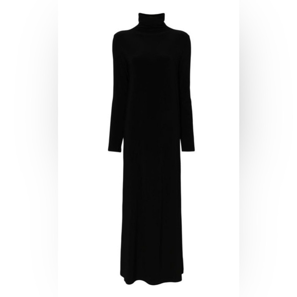 Norma Kamali Black Long Sleeve Dress NWT Size Small - Picture 1 of 13